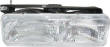 Regal headlight lens cover housing assembly