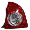 red and clear lens