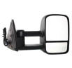 power heated top glass dual arm extending mirror