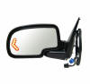 power heated with turn signal in glass and power folding mirror