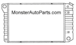 5.7 350 Chevrolet Pickup Truck 19" Tall Radiator