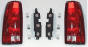 Yukon tail lights PAIR tail light lens housing and circuit boards