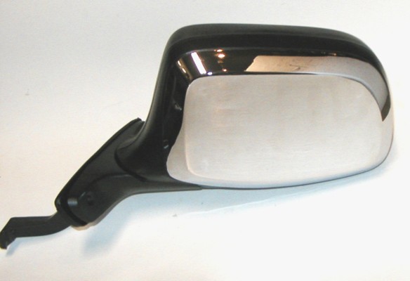 Fits 92 93 94 95 96 Ford F150 F250 F350 Mirror Driver NEW Power Black and Chrome
