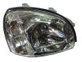 Santa Fe headlight lens cover housing assembly