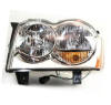 grand cherokee headlight lens cover and housing assembly