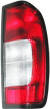 Frontier tail light lens cover housing assembly