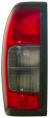 Frontier tail light lens cover housing assembly