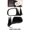 rear view door mirror with puddle lamp