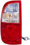 Toyota Tundra pickup tail light lens cover housing assembly
