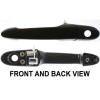 door handle pull smooth paintable black