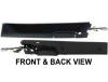 regal exterior door handle pull with piller plate gloss black