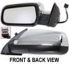 equinox side view door mirror with chrome