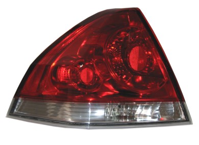 Chevy Impala rear taillight assembly tail light lens cover and housing