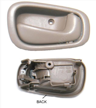 CHEVROLET PRIZM DOOR HANDLE INSIDE