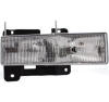 suburban headlamp lens housing and mounting bracket