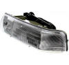 complete front lens cover housing with side lights