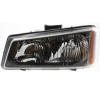 silverado headlamp lens housing assembly