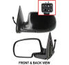 power heated side view door mirror