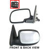 outside door mounted mirror assembly