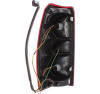 back of tail light holds the bulbs with wiring