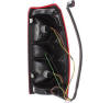 tail light housing with wiring and sockets