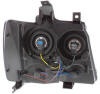 headlamp housing (back side) with wiring