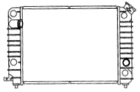4.3 Liter GMC S15 S-15 Pickup Radiator W/EOC