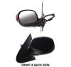 ford crew cab pickup side view door mirror