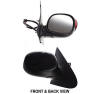 ford crew cab pickup side view door mirror