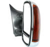 amber turn signal on housing