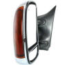 amber turn signal on the side of the housing