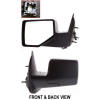 outside door mirror with power and textured housing