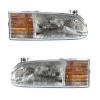 windstar van replacement headlights pair