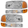 1999-2006 GMC Sierra replacement headlights park lights