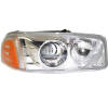 sierra denali headlight lens and housing assembly