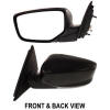 mirror glass housing and adjuster