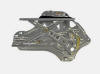 Hyundai Entourage power window regulator and power window lift motor assembly