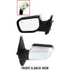 Infinite QX56 mirror assembly chrome cover NO memory
