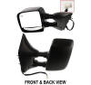 Nissan Titan towing mirror textured without memory Titan big tow