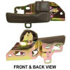 inside doorpull lever assembly