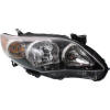 toyota corolla headlight lens assembly