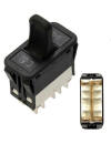 front and back view of headlamp control switch